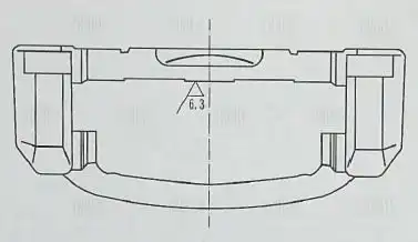 Cf 052203 скоба суппорта переднего TRIALLI CF 052203