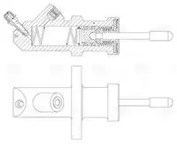 Цилиндр сцепления рабочий TRIALLI CF 915