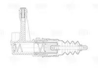 Cf 921 цилиндр сцепления рабочий TRIALLI CF 921