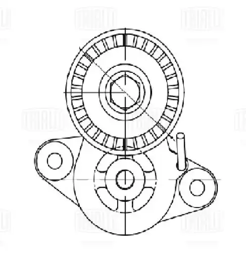 CM 5673 TRIALLI CM 5673_ролик приводного ремня! с натяжным механизмом\ Geely Atlas 1.8i 16>