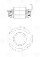 Подшипник выжимной механический TRIALLI CT 2301