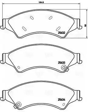 Pf 4210 колодки дисковые передние TRIALLI PF 4210