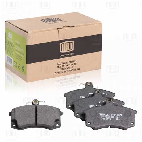 Pfp 7970 колодки дисковые перед. TRIALLI PFP 7970