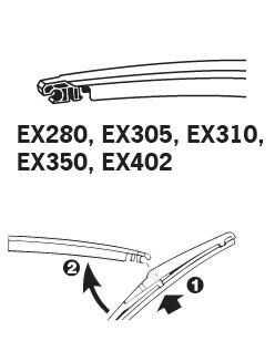 Щетка стеклоочистителя TRICO EX402