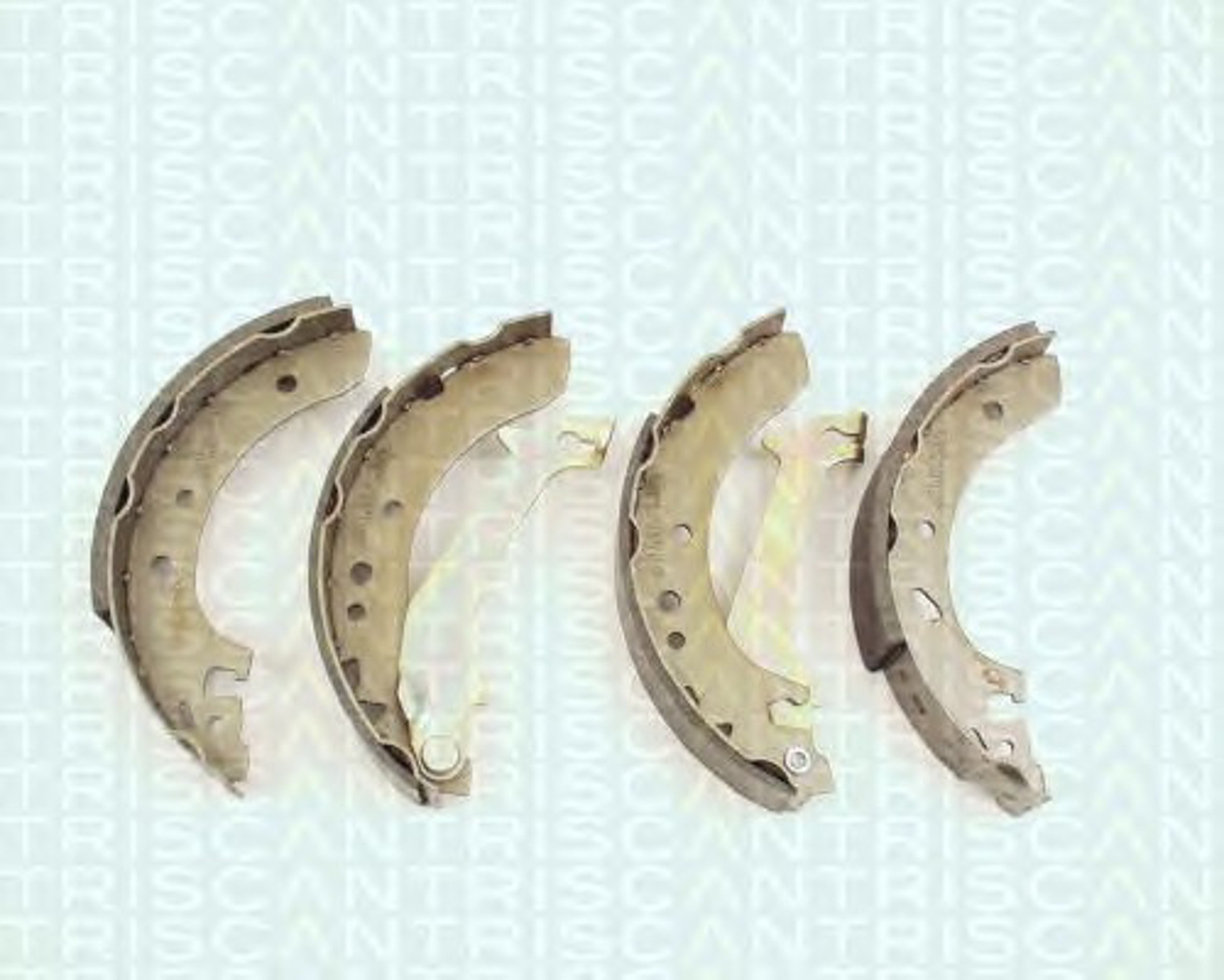 Колодки тормозные барабанные TRISCAN 8100 16587