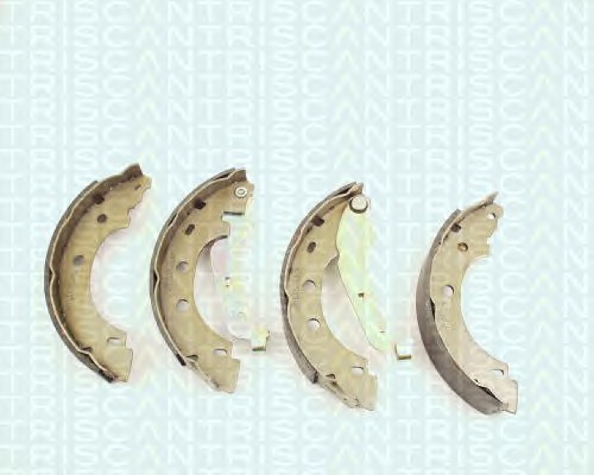 Колодки тормозные барабанные TRISCAN 8100 25635