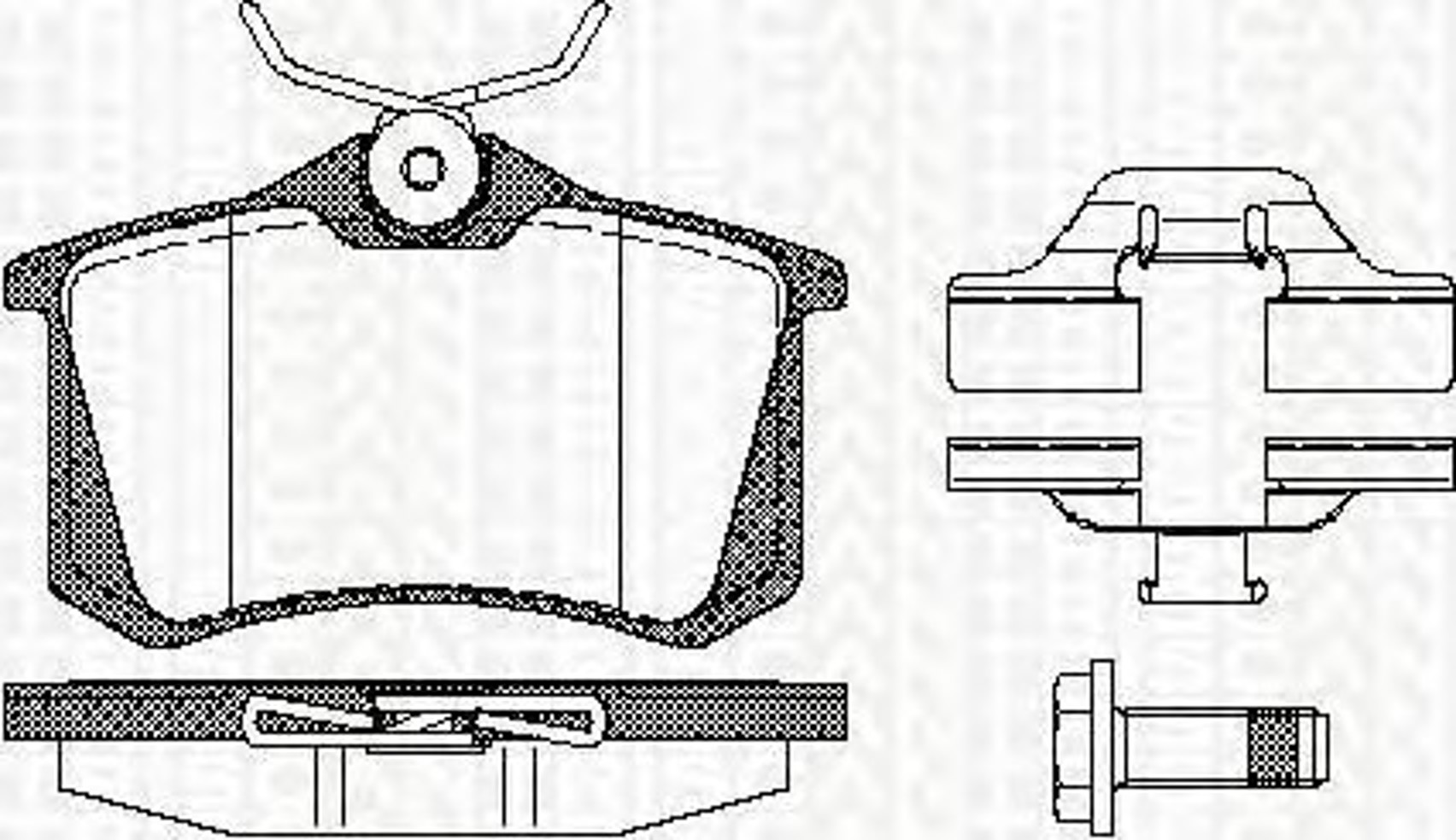 Колодки тормозные дисковые TRISCAN 8110 10544