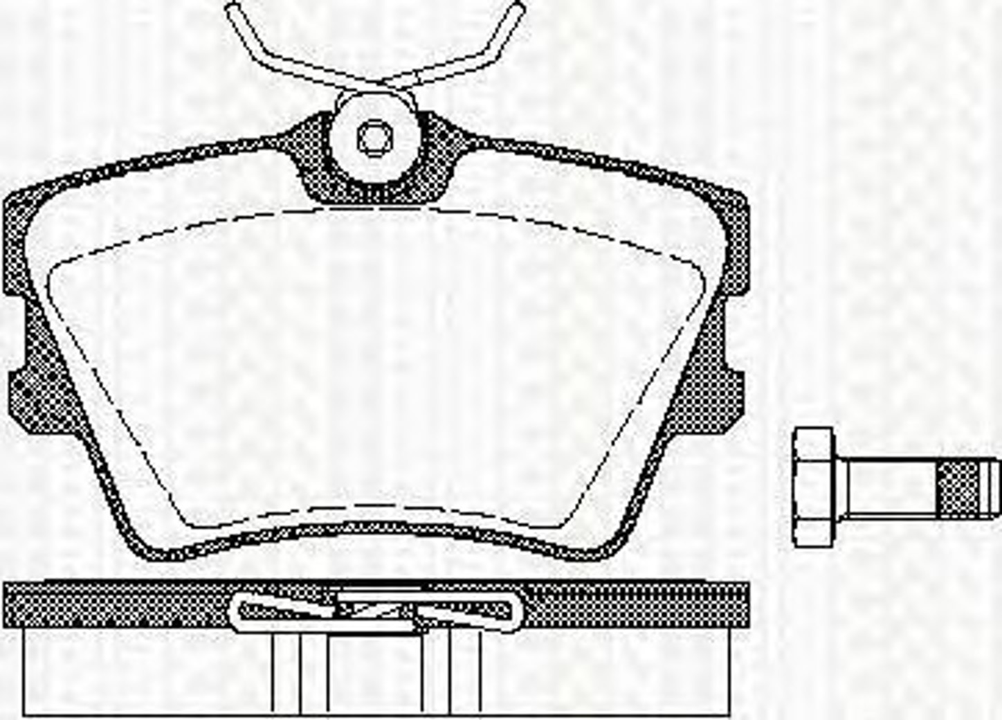 Колодки тормозные дисковые TRISCAN 8110 29014