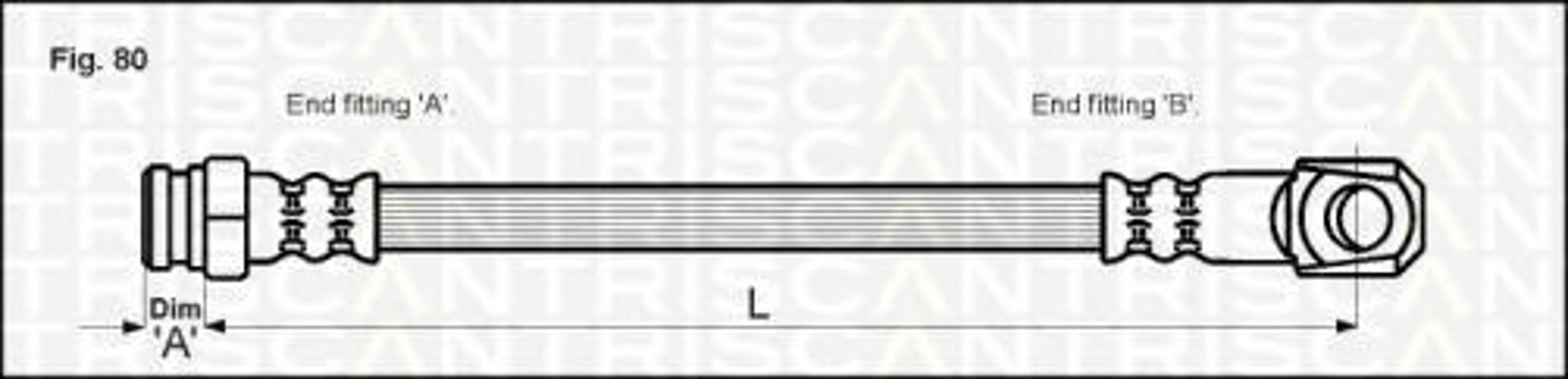 Тормозной шланг TRISCAN 8150 15203