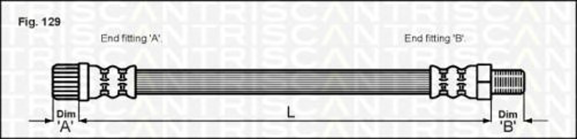 Тормозной шланг TRISCAN 8150 28118