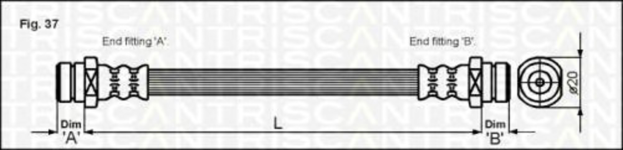 Тормозной шланг TRISCAN 8150 42004