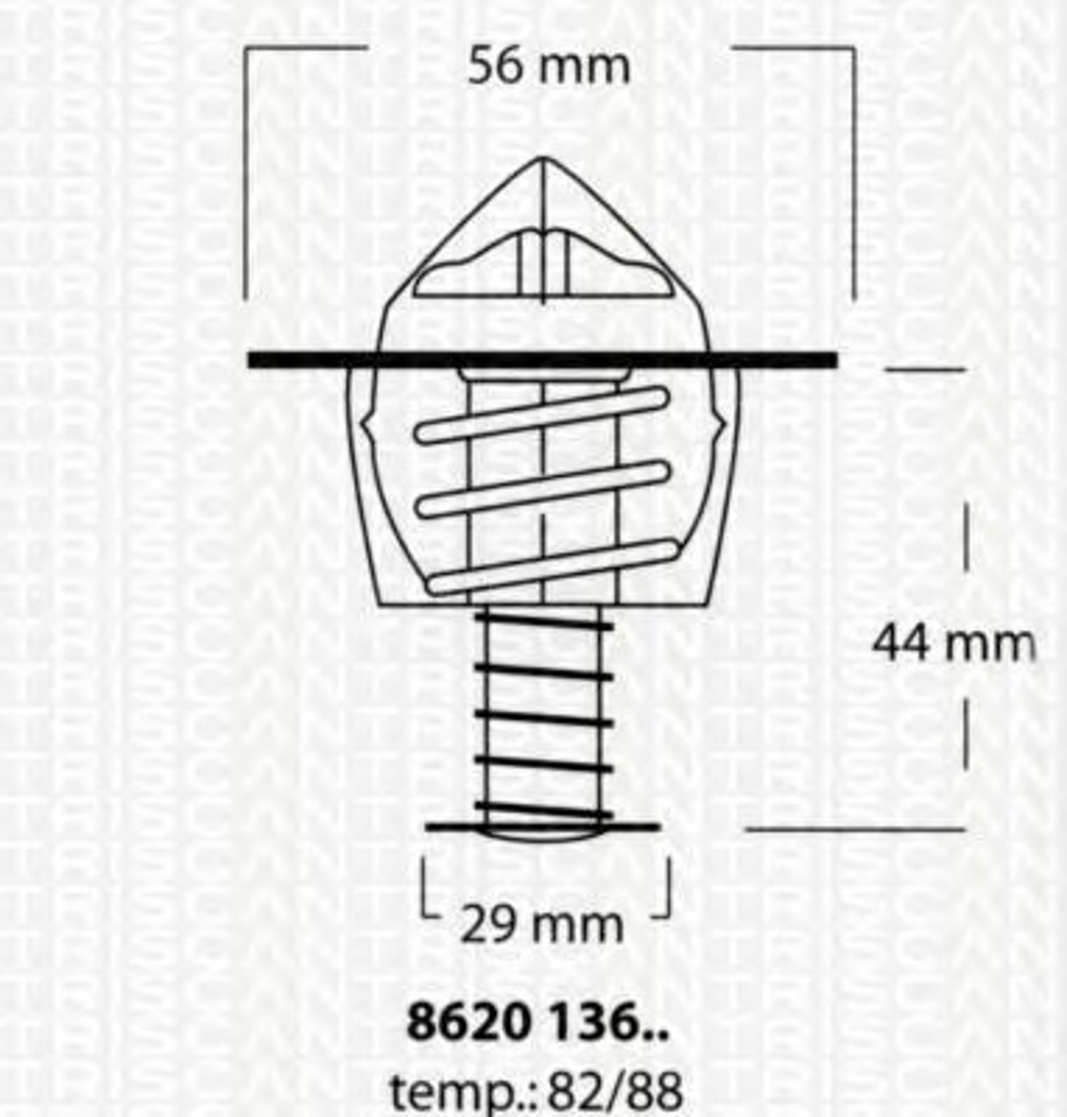 Термостат TRISCAN 8620 13688