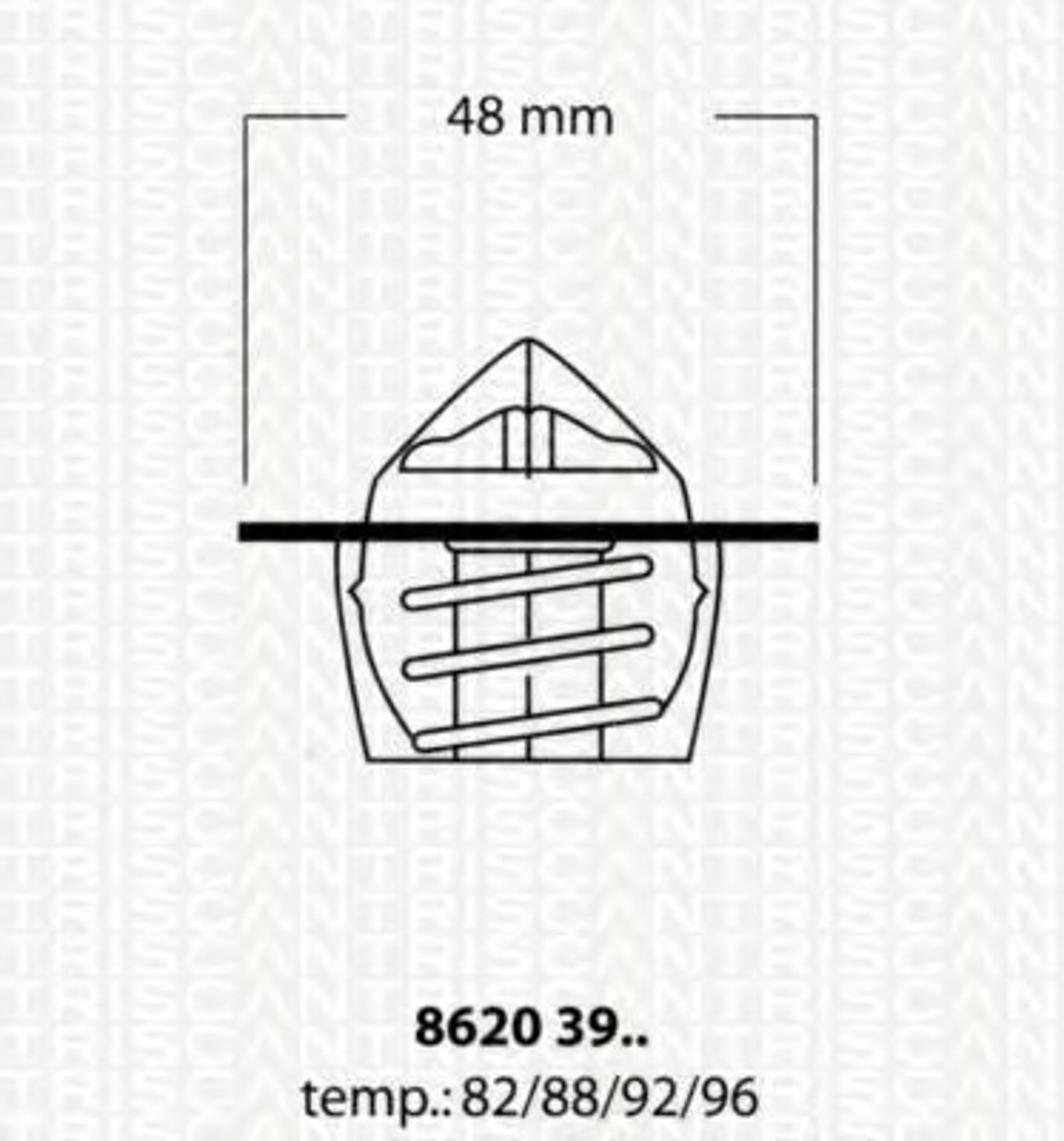 Термостат TRISCAN 8620 3988