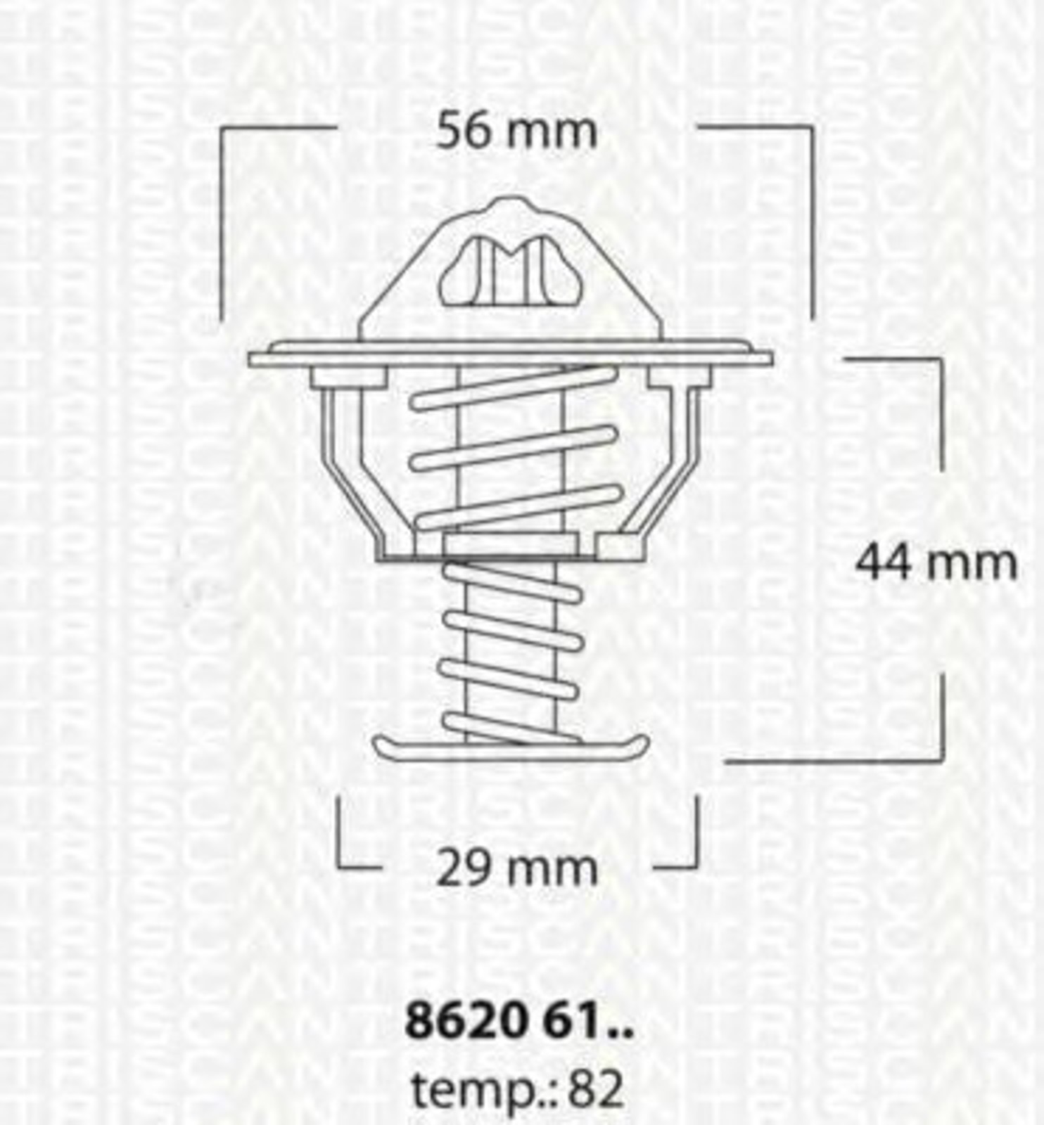 Термостат TRISCAN 8620 6182