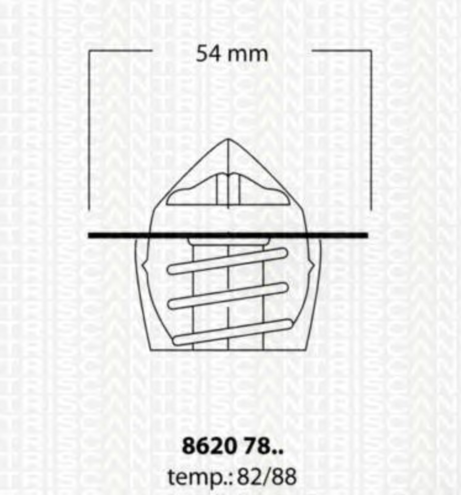 Термостат TRISCAN 8620 7882