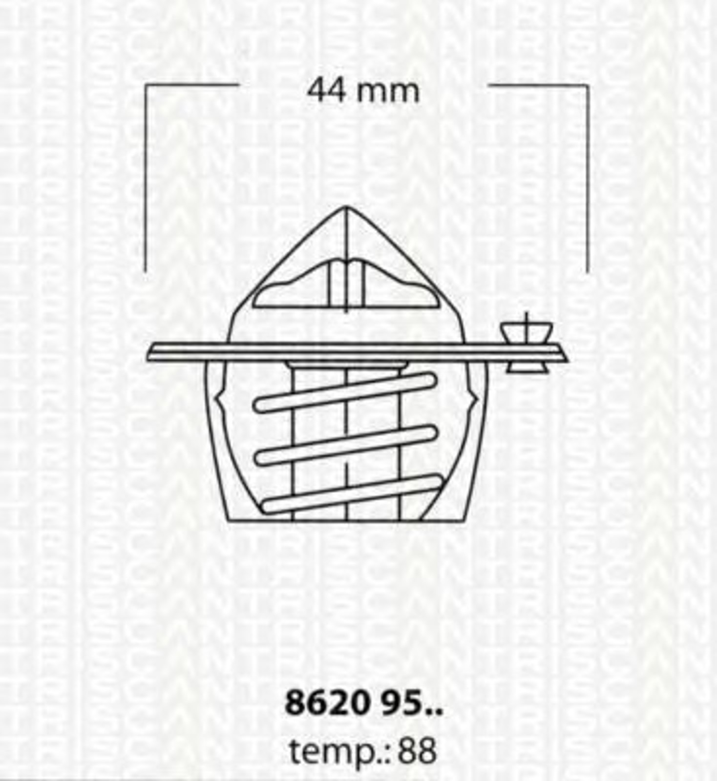 Термостат TRISCAN 8620 9588