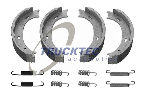 Колодки тормозные барабанные /комплект 4 шт TRUCKTEC AUTOMOTIVE 02.35.051