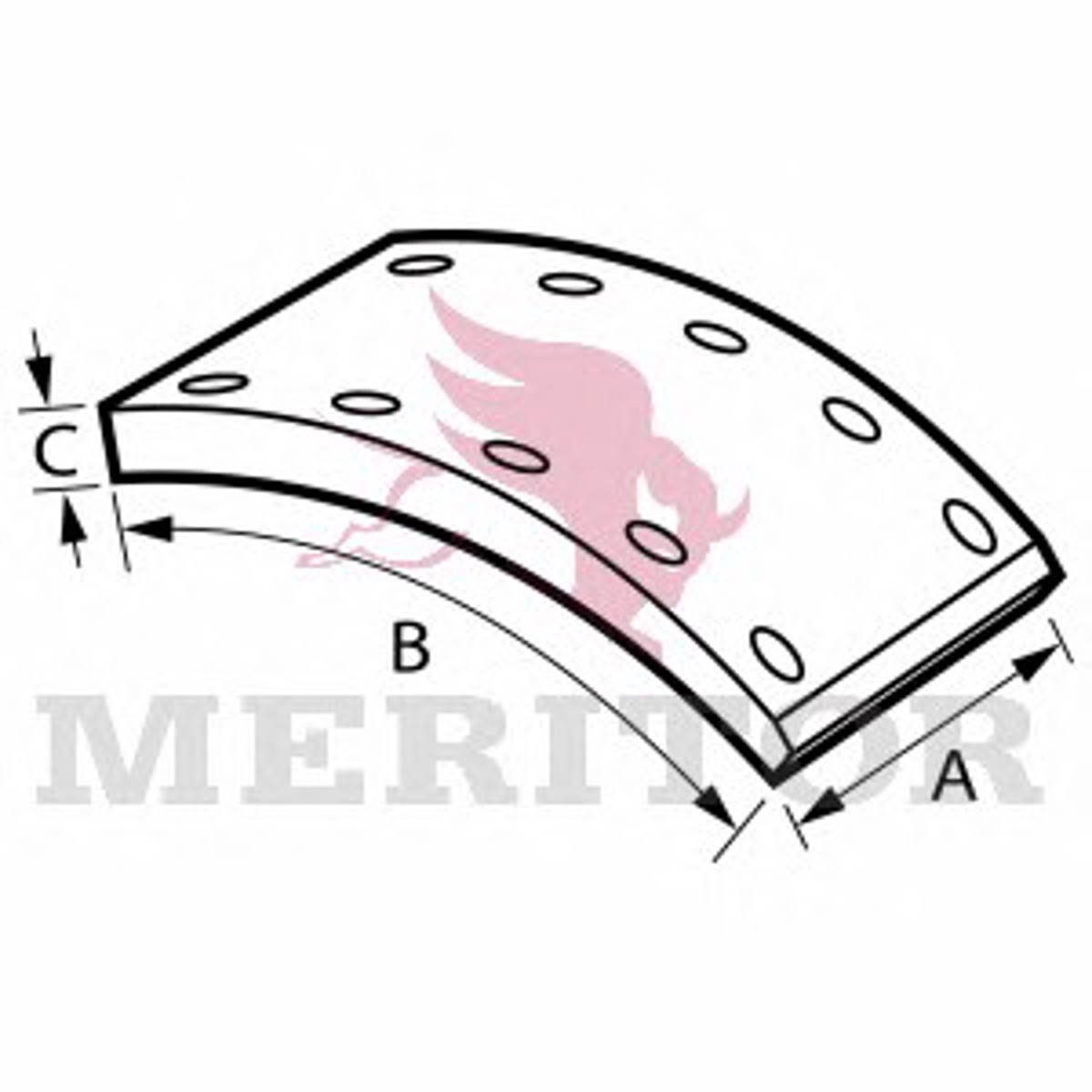 Комплект тормозных башмаков барабанные тормоза brake lining kit