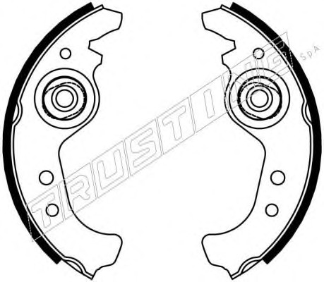 Комплект тормозных колодок TRUSTING 034.084