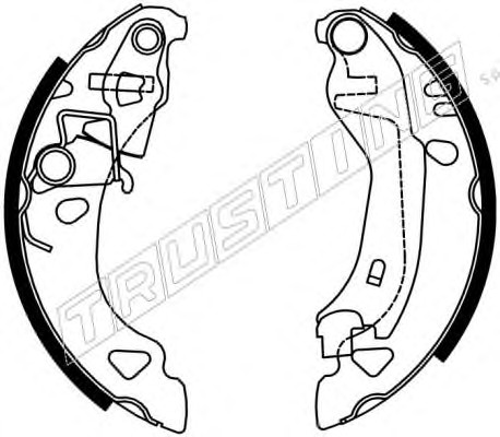 Комплект тормозных колодок TRUSTING 034.094