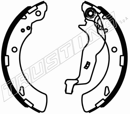 044.029 TRUSTING Комплект тормозных колодок