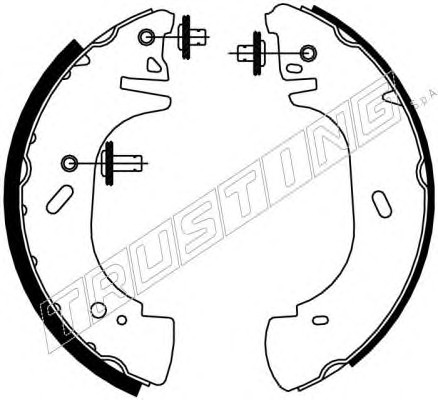 073.171 TRUSTING Комплект тормозных колодок
