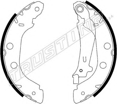 088.226 TRUSTING Комплект тормозных колодок