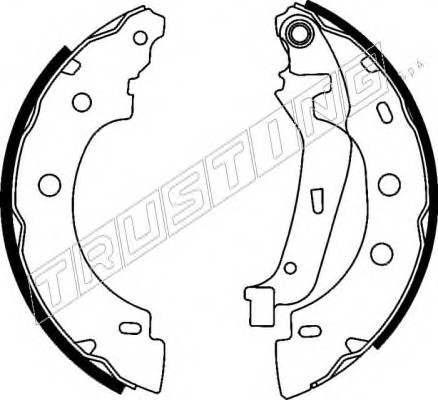 088.230 TRUSTING Комплект тормозных колодок