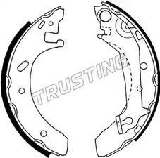 Колодки тормозные барабанные TRUSTING 040.137