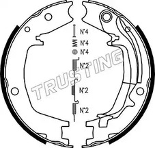 Комплект тормозных колодок, стояночная тормозная система TRUSTING 046.215K