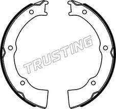 Комплект тормозных колодок, стояночная тормозная система TRUSTING 046.229