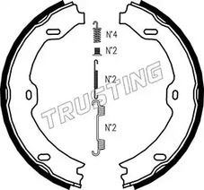 Комплект тормозных колодок стояночная тормозной системы TRUSTING 052.130K