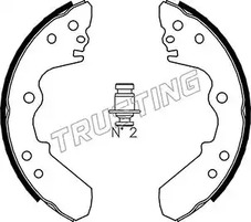 073.168 TRUSTING Колодки тормозные барабанные