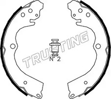 Комплект тормозных колодок TRUSTING 110.334