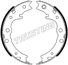 Комплект колодок стояночного тормоза TRUSTING 110.344