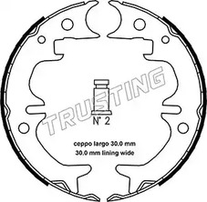 Комплект колодок стояночного тормоза TRUSTING 115.316