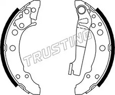 124.280 TRUSTING Колодки тормозные барабанные