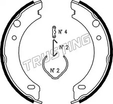Комплект колодок стояночного тормоза TRUSTING 127.271K