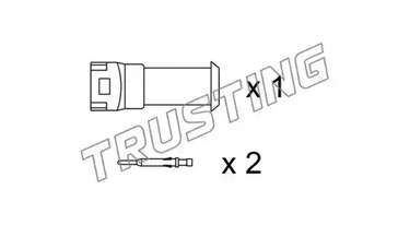 Сигнализатор износа тормозных колодок TRUSTING SU.077K