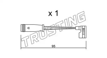 SU.164 TRUSTING Сигнализатор, износ тормозных колодок