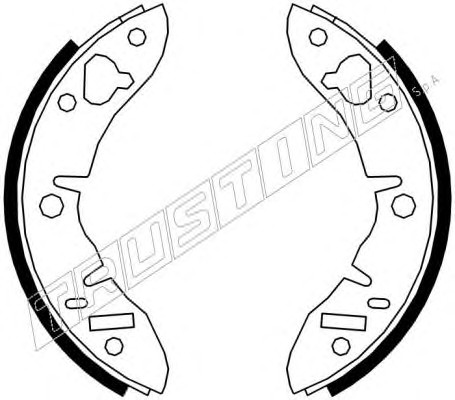 Тормозные колодки TRUSTING 710.0