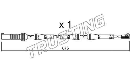 SU.278 TRUSTING Тормозной датчик износа колодок
