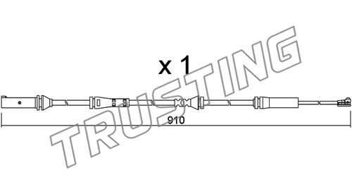 ДАТЧИК ИЗНОСА ТОРМОЗНЫХ КОЛОДОК TRUSTING SU.350