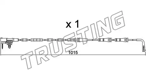 Датчик износа тормозных колодок TRUSTING SU.357