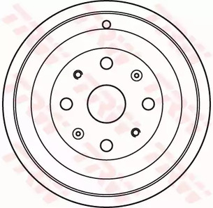 Тормозной барабан TRW DB4393