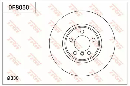 DF8050 TRW Тормозные диски