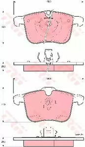 Тормозные колодки TRW GDB1567