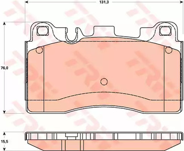 Тормозные колодки TRW GDB1906