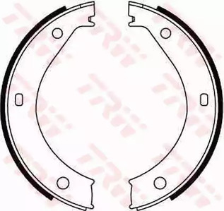 Колодки тормозные барабанные TRW GS8217