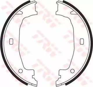 Колодки тормозные барабанные TRW GS8432